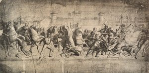 Cavalieri in combattimento da Raffaello Sanzio Raphael
